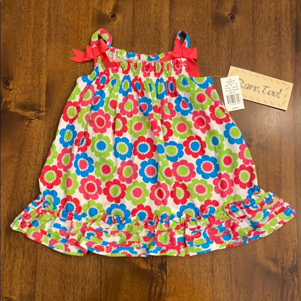 Rare, Too! Toddler Girls 2T Floral Dress
